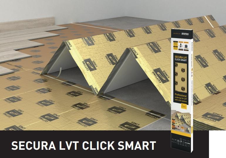 Подложка Arbiton Secura LVT Click Smart для LVT 1,5мм (1,18х8,5м/10м2)