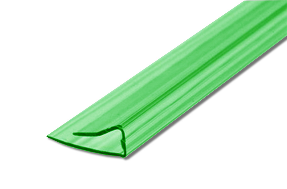 Профиль окончательный 2,1м (полик 6мм) зеленый