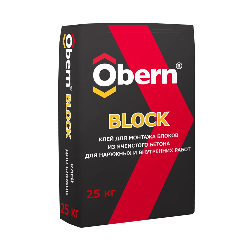 Клей для блоков ОБЕРН 25кг (Block Obern)