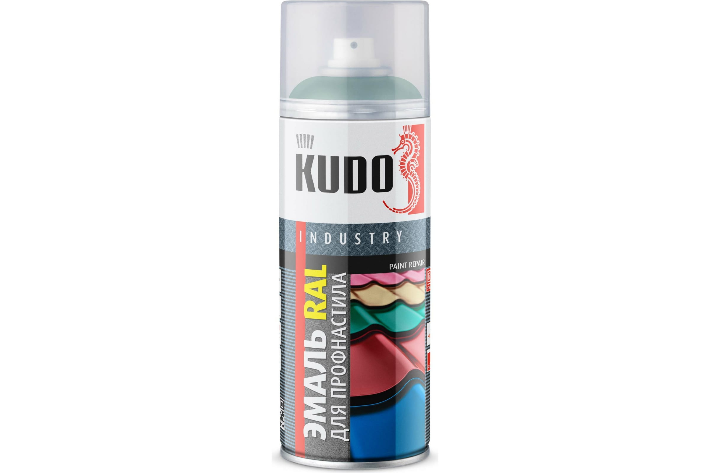 Краска аэрозоль для м/ч Зеленый мох  "KUDO" 520 мл/06005-R