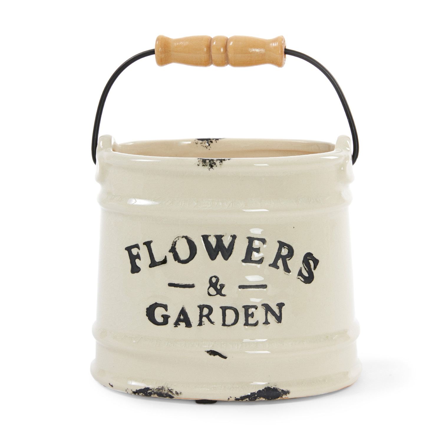 Кувшин декоративный "Flowers&Garden", бел., 14*10*14 см.//0712034 