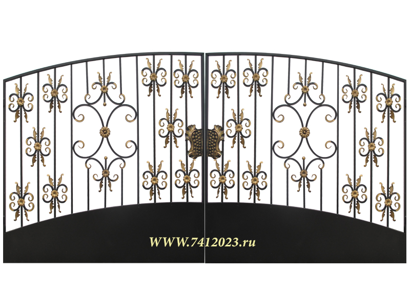 Ворота №23  (каркас 3,5*1,75м + столбы 60*60)/без калитки