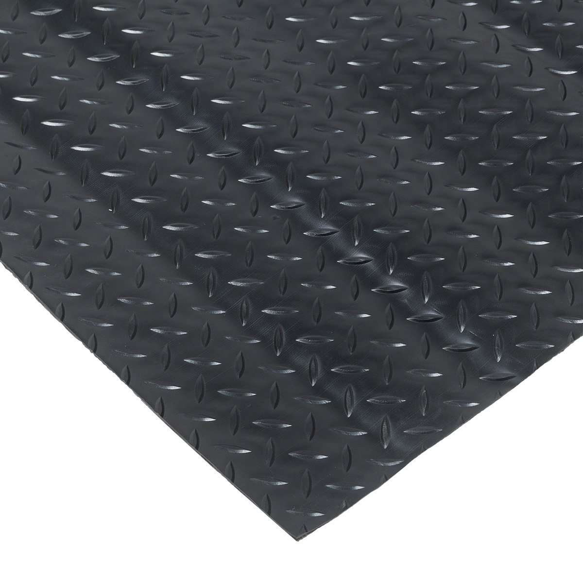 Коврик-дорожка ПВХ "Рифленый" 0,9х12 м, черный, SUNSTEP™