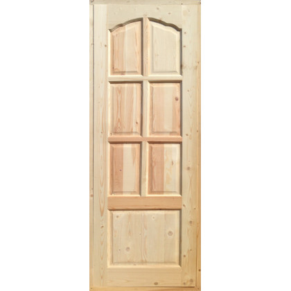 Дверь филенчатая полотно 80*1,8м с/с с коробкой (ДФГ ар)
