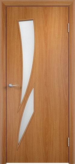 Дверное полотно Тип С-2 (о) 2000*800 Сатинато ФП Миланский орех